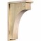 Ekena Millwork Huntington Rough Sawn Corbel w/Backplate, Douglas Fir, 6"W x 14"D x 22"H COR06X14X22HUN01RDF - alternate 1